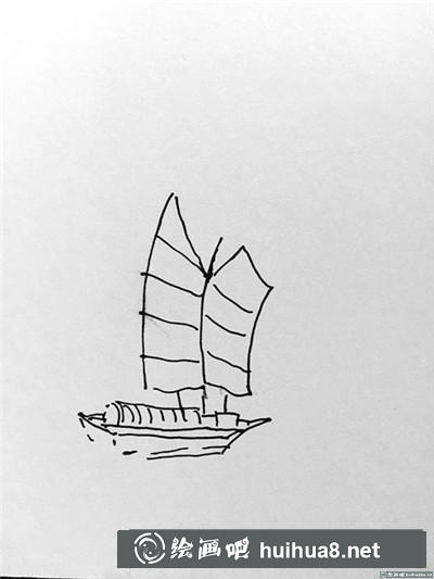 船只鋼筆畫(huà)