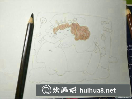 童心彩鉛畫