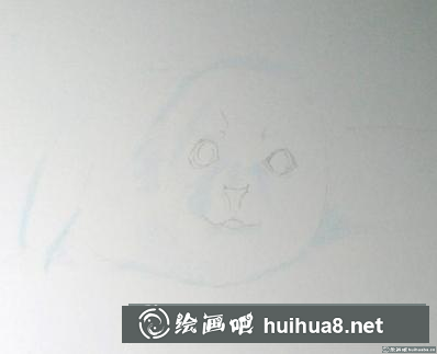 彩鉛畫小海豹
