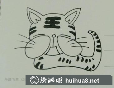 小老虎兒童畫(huà)