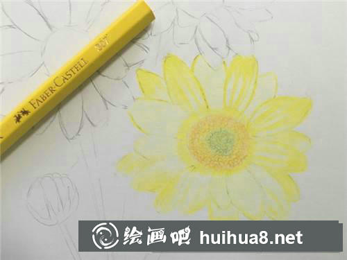 雛菊彩鉛畫
