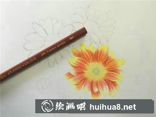 雛菊彩鉛畫