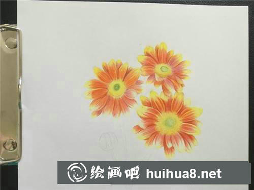 雛菊彩鉛畫