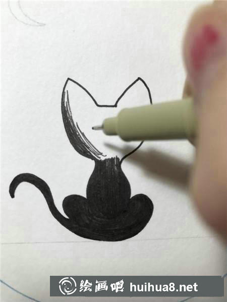 貓咪插畫教程