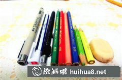 兒童畫(huà)海邊度假步驟教程