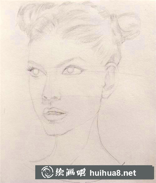 明媚少女插畫