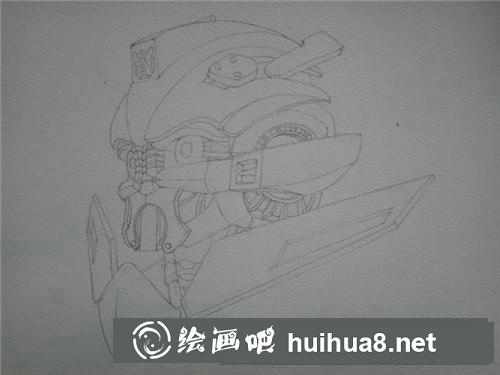 變形金剛大黃蜂水彩畫