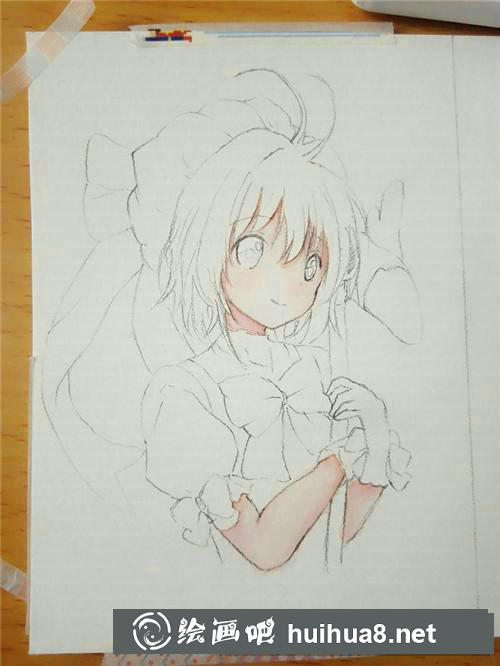 魔卡少女櫻水彩畫