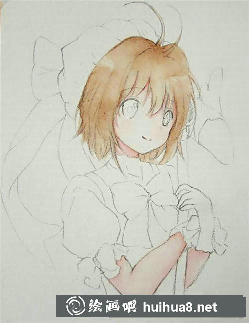 魔卡少女櫻水彩畫