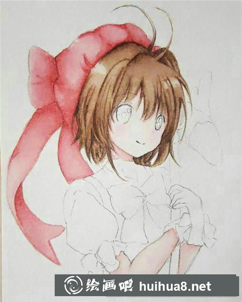魔卡少女櫻水彩畫