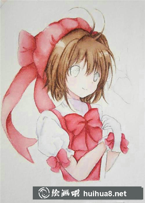 魔卡少女櫻水彩畫