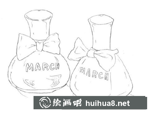指甲油彩鉛畫