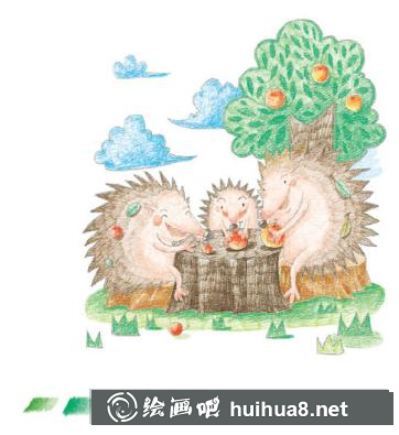 怎么畫刺猬