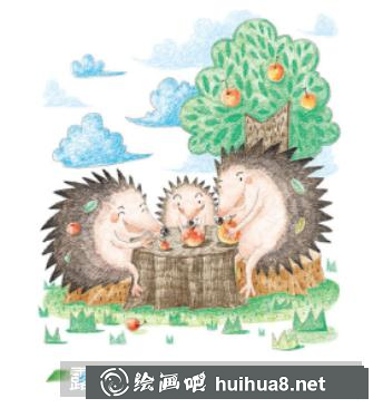怎么畫刺猬