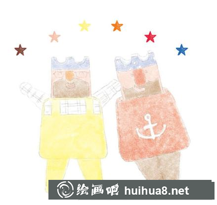 玩偶兒童畫