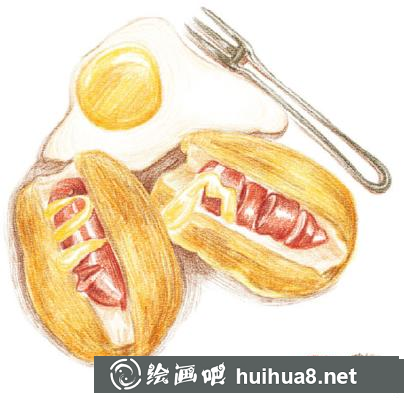 怎么畫面包