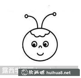 小蜜蜂簡筆畫