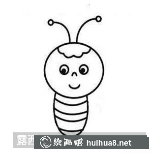 小蜜蜂簡筆畫