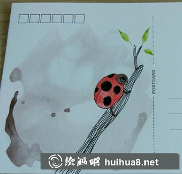 七星瓢蟲的畫法
