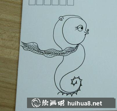 海馬的畫法 海馬的畫法