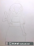 馬克筆繪丸子頭教程：美少女發(fā)型速成