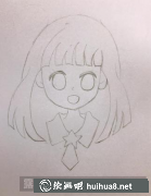 馬克筆繪金發(fā)小女孩教程