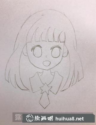 卡通小女孩