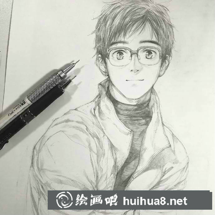 帥氣小哥哥漫畫線稿1
