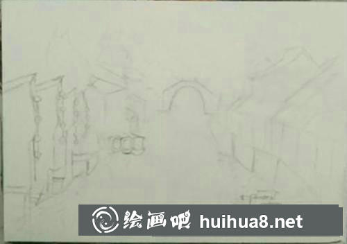 水鄉(xiāng)線稿