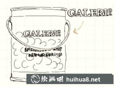 糖果罐彩鉛畫