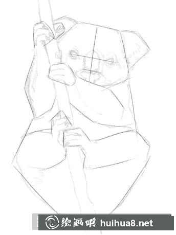 素描畫考拉