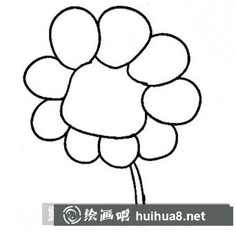 向日葵的畫法