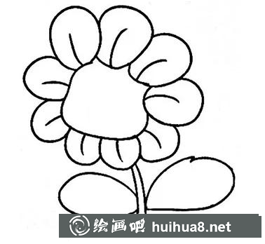 向日葵的畫法