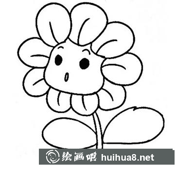 向日葵的畫法