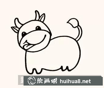奶牛簡筆畫