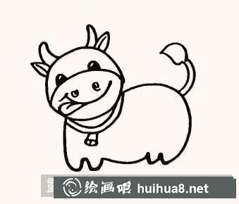 奶牛簡筆畫