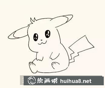 皮卡丘的畫法 皮卡丘的畫法