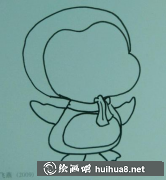 動(dòng)物兒童畫企鵝畫法教程