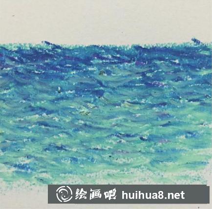 兒童畫大海