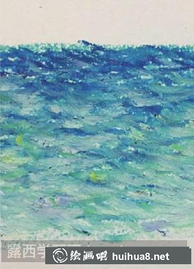兒童畫大海