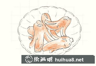 小香腸兒童畫
