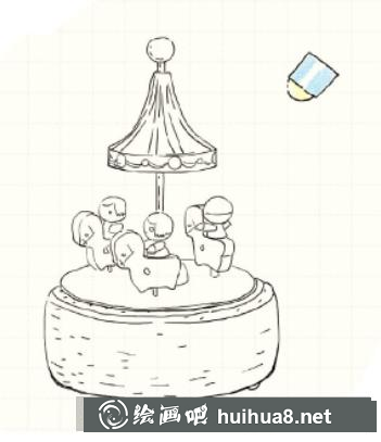 怎么畫八音盒