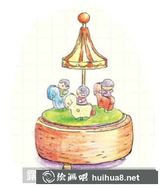 怎么畫八音盒