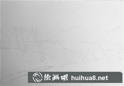 冬景水彩