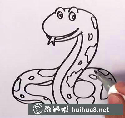 如何繪制蛇