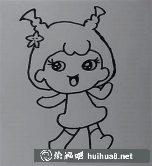 兒童畫小天使怎么畫