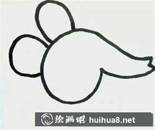 兒童畫艾米莉小象怎么畫