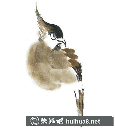 國畫太平鳥怎么畫
