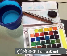 水彩荔枝畫法教程步驟