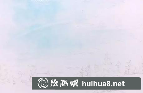水彩畫原野